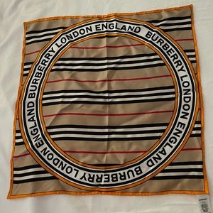 Brand New Burberry silk scarf